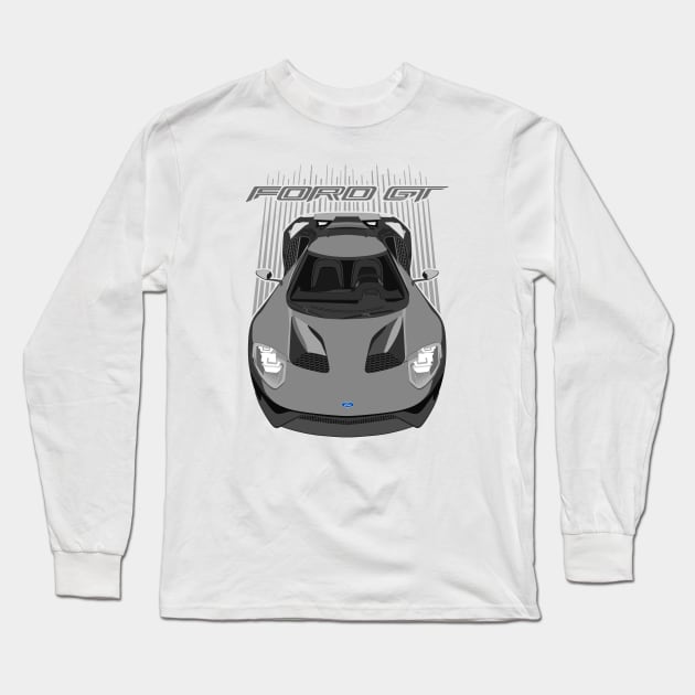 Ford GT-grey Long Sleeve T-Shirt by V8social